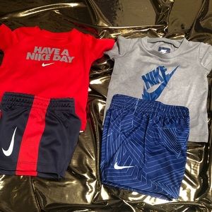 Nike set (2) 12-18 months